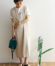 URBAN RESEARCH DOORS | リネンコットンジャンパースカート(ワンピース)