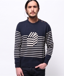 MONSIEUR LACENAIRE | ◇MONSIEUR LACENAIRE / ムッシュー ラスネール:  ボーダー(ニット/セーター)