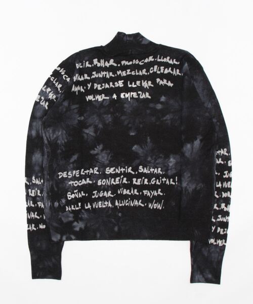 Desigual（デシグアル）の「Manifesto タイダイセーター（ニット/セーター・レディース・ブラック・S/M/L/XL/XS）」の2枚目の写真