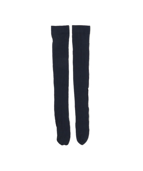 Ray BEAMS(レイビームス)の「Ray BEAMS / 40デニール ハイソックス(ソックス/靴下・レディース・ネイビー/グレー・ONE SIZE)」の2枚目の写真