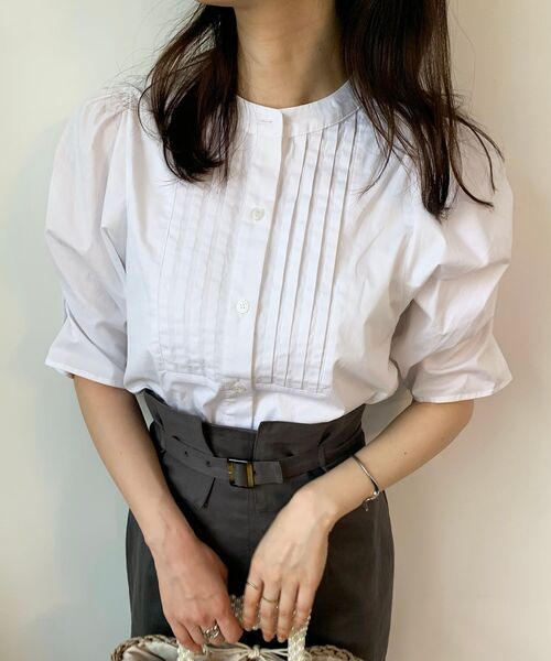 セール ギャザースリーブピンタックブラウス シャツ ブラウス Majestic Legon マジェスティックレゴン のファッション通販 Zozotown