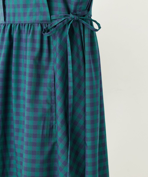 MILKFED.(ミルクフェド)の「SIDE RIBBON PLAID DRESS(ワンピース・レディース・ネイビー/イエロー/グリーン・ONE SIZE)」の17枚目の写真