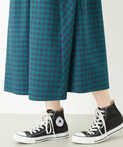 MILKFED.(ミルクフェド)の「SIDE RIBBON PLAID DRESS(ワンピース・レディース・ネイビー/イエロー/グリーン・ONE SIZE)」の20枚目の写真