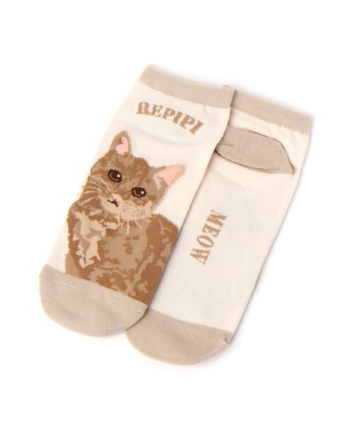 repipi armario（レピピ アルマリオ）の「ワンニャンソックス（ソックス/靴下・キッズ・ホワイト/その他4/その他1/その他2/その他3・FREE）」の2枚目の写真