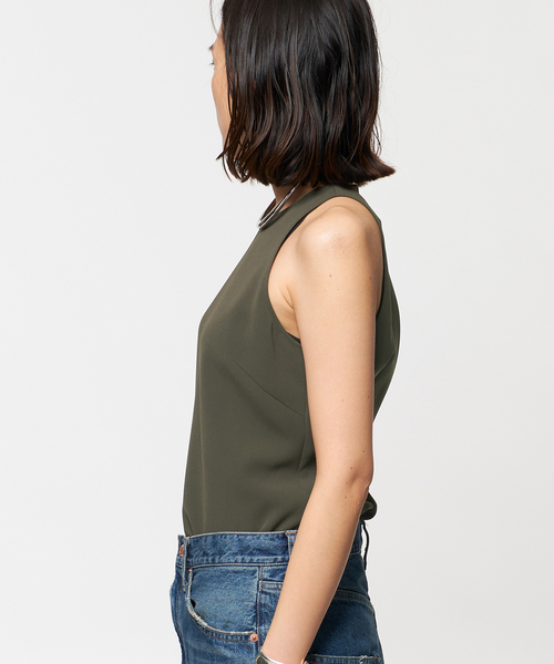 AP STUDIO(エーピーストゥディオ)の「SCENTOF コンパクトブラウス(シャツ/ブラウス・レディース・ブラック/ホワイト/カーキ・FREE)」の4枚目の写真