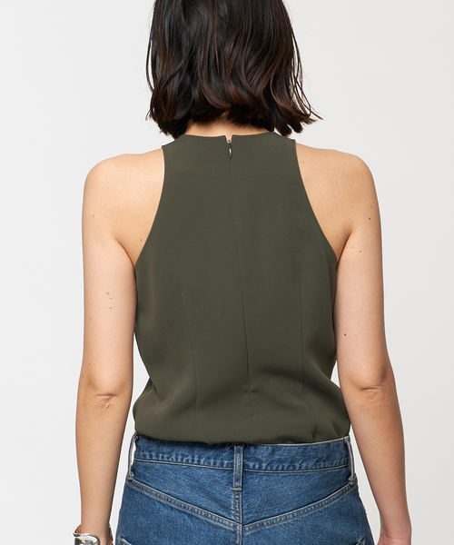 AP STUDIO(エーピーストゥディオ)の「SCENTOF コンパクトブラウス(シャツ/ブラウス・レディース・ブラック/ホワイト/カーキ・FREE)」の5枚目の写真