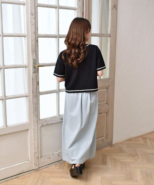 ems excite（エムズエキサイト）の「ヴィンテージカーデ（ニット/セーター・レディース・ブラック/ブルー/ナチュラル・FREE）」の16枚目の写真