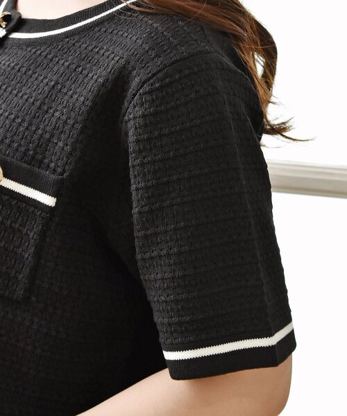 ems excite（エムズエキサイト）の「ヴィンテージカーデ（ニット/セーター・レディース・ブラック/ブルー/ナチュラル・FREE）」の21枚目の写真