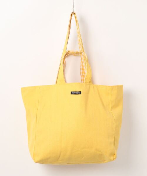 STYLEBLOCK（スタイルブロック）の「リバーシブルギンガムチェック柄トートバッグ（トートバッグ・レディース・ブルー/ピンク/グリーン/カーキ/イエロー/ブラック・FREE）」の19枚目の写真