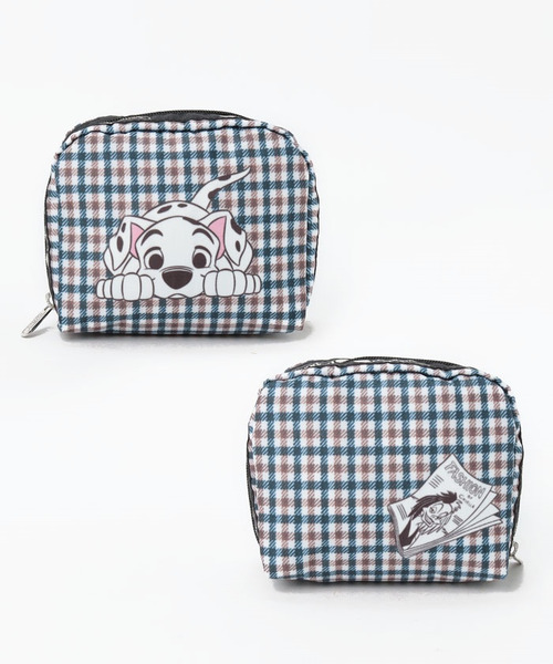 LeSportsac（レスポートサック）の「SQUARE COSMETIC ダルメシアン 