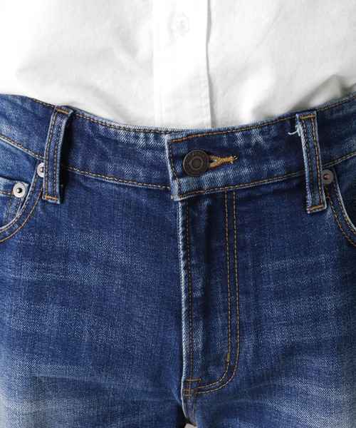 NAVY（ネイビー）の「マイデニ ストレートストレッチデニムパンツ（デニムパンツ・メンズ・ライトブルー・30inch/31inch/33inch/28inch/29inch/34inch/32inch/36inch）」の10枚目の写真