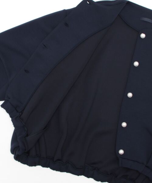 ottilie（オティーリエ）の「【 ottilie / オティーリエ 】 パール釦ブルゾン（ブルゾン・レディース・ネイビー/カーキ・FREE）」の6枚目の写真