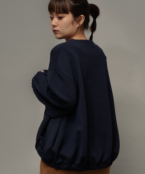 ottilie（オティーリエ）の「【 ottilie / オティーリエ 】 パール釦ブルゾン（ブルゾン・レディース・ネイビー/カーキ・FREE）」の13枚目の写真