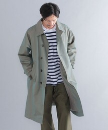 SHIPS | SHIPS: シャンブレー ギャバジン オーバーコート(ステンカラーコート)