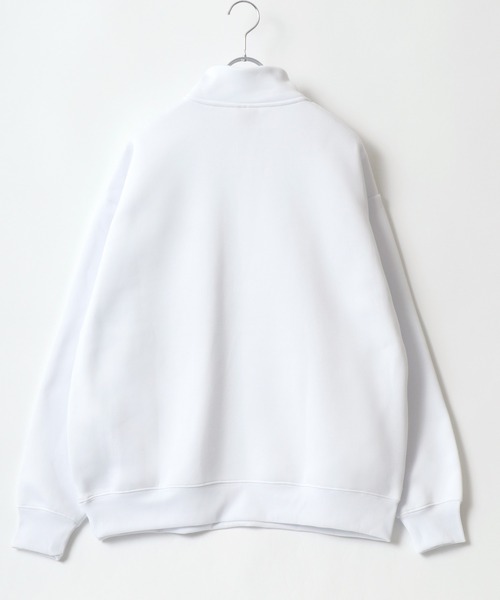 CONVERSE（コンバース）の「CONVERSE/コンバース ワンポイント刺繍 リブライン 裏起毛 ハーフジップスウェットトレーナー（スウェット・レディース・ホワイト/ブラック/ダークグリーン/オートミール/ホワイト系その他/ブラック系その他/グリーン系その他/ブルー系その他・LL/M/L）」の11枚目の写真