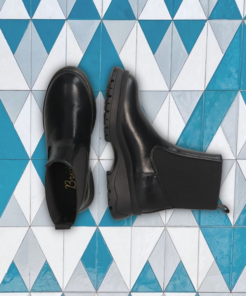 【セール】【Bridget Birkin】モールドソールサイドゴアブーツ(523036)（ブーツ）｜Bridget Birkin（ブリジットバーキン）