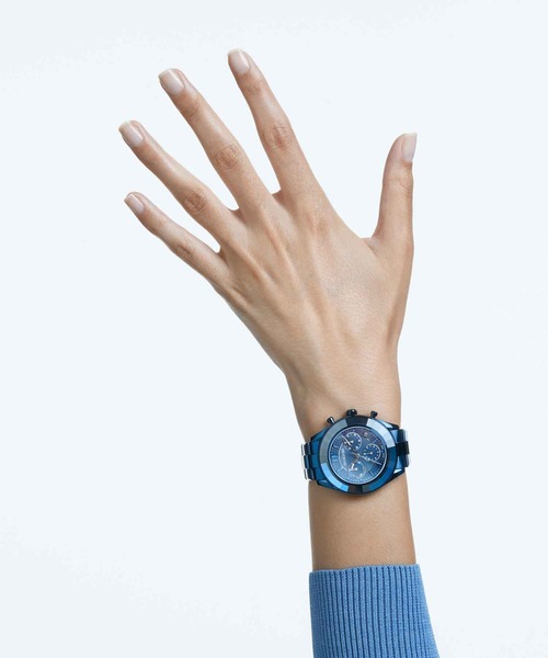 【美品】スワロフスキーOctea Lux Sport ウォッチ スイス製 ブルー SWAROVSKI（スワロフスキー）の「【公式】【スワロフスキー】Octea lux