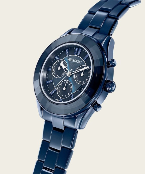 SWAROVSKI(スワロフスキー)の「【公式】【スワロフスキー】Octea lux sport ウォッチ, スイス製, メタルブレスレット, ブルー, ブルーフィニッシュ(アナログ腕時計・レディース・ブルー・ONE SIZE)」の22枚目の写真