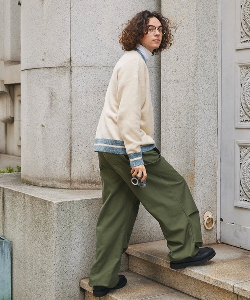 MONO-MART LADY'S(モノマートレディース)の「ナンバリングラインリブニットプルオーバー(ニット/セーター・レディース・アイボリー系/アイボリー/ブラウン/ネイビー・FREE)」の12枚目の写真