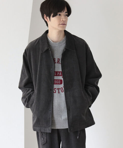 B:MING by BEAMS（ビーミングバイビームス）の「B:MING by BEAMS / スーベニア プリント クルーネック ニット（ニット/セーター・メンズ・グリーン/ライトグレー/ネイビー・SMALL/MEDIUM/LARGE/X-LARGE）」の9枚目の写真