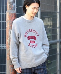 B:MING by BEAMS | B:MING by BEAMS / スーベニア プリント クルーネック ニット(ニット/セーター)