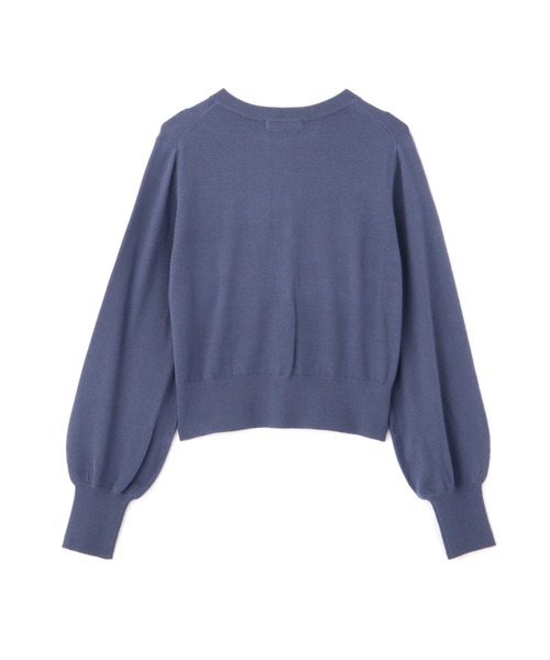 PROPORTION BODY DRESSING（プロポーションボディドレッシング）の「クルーネックパール釦ボリュームスリーブカーディガン / 1212274003（カーディガン/ボレロ・レディース・ブラウン/ホワイト系その他/ブルー/ブラック・FREE）」の21枚目の写真