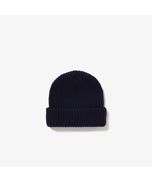 LACOSTE(ラコステ)の「クロックエンブレムニットキャップ(ニットキャップ/ビーニー・メンズ・ネイビー/ピンク/ボルドー/ブルー/ブラック/キャメル・FREE)」の20枚目の写真