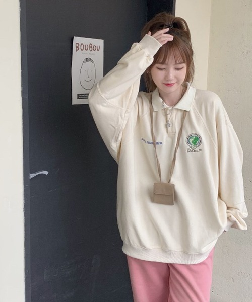 襟付レトロ ポロシャツ レース パッチワーク スウェット シャツ 楽天市場】 作業服・作業着 > Tシャツ・ポロシャツ