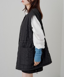 Kastane | 【リバーシブル】ナイロン×ベロアリバーシブルベスト(ベスト)