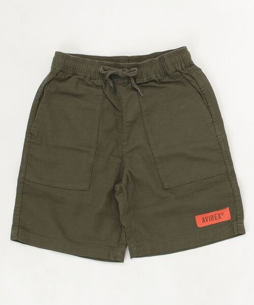 AVIREX（アヴィレックス）の「【KIDS/キッズ】ユーティリティーイージーショーツ/UTILITY EZ SHORT PANT（その他パンツ・キッズ・オリーブ系/ベージュ・M/L/S）」の2枚目の写真
