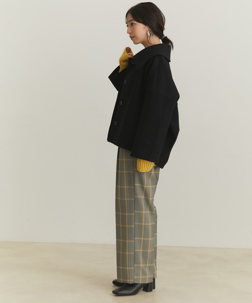 VIS（ビス）の「【洗える】リサイクル糸リブアームウォーマー（手袋・レディース・ブラック/グレー/オフホワイト/イエロー・FREE）」の12枚目の写真