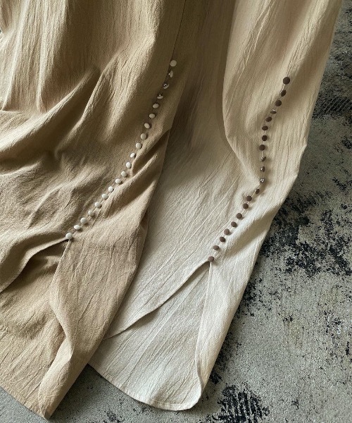 Amiur(エミレ)の「半袖ワンピース(ワンピース・レディース・ベージュ・FREE)」の8枚目の写真