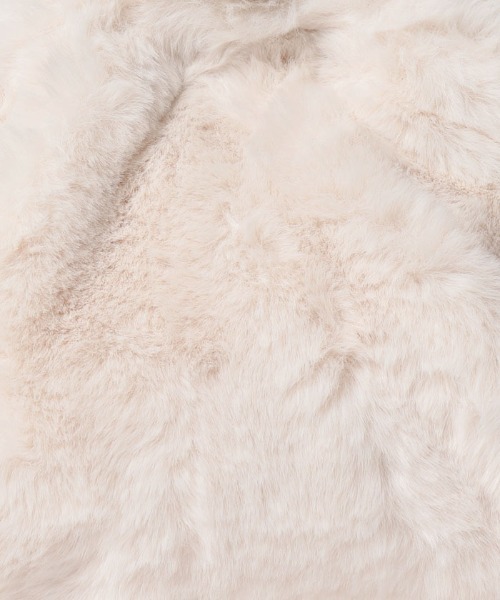 ANITA BILARDI（アニタビラルディ）の「【ANITA BILARDI(アニタ ビラルディ)】 BRICK BAG / フェイクファー ショルダーバッグ（ショルダーバッグ・レディース・アイボリー/グレー系その他・2）」の10枚目の写真