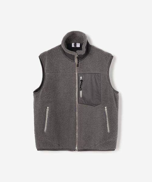 Bshop（ビショップ）の「Sisii |ジップアップ ムートンベスト WOMEN