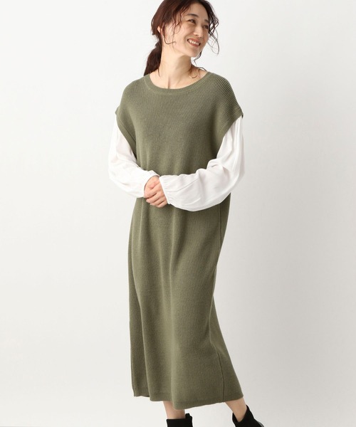 セール ブランド古着 ニットワンピース ワンピース Lepsim レプシィム のファッション通販 Zozoused