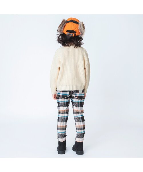 BREEZE(ブリーズ)の「【洗濯機でお洗濯OK】ウォッシャブルニット(ニット/セーター・キッズ・チャコール/ブルー/グリーン/グレー/イエロー/レッド/オフホワイト・80/90/100/110/120/130/140)」の18枚目の写真