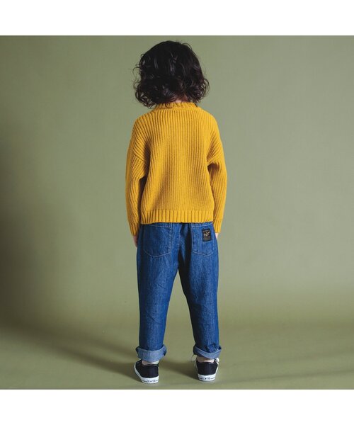 BREEZE(ブリーズ)の「【洗濯機でお洗濯OK】ウォッシャブルニット(ニット/セーター・キッズ・チャコール/ブルー/グリーン/グレー/イエロー/レッド/オフホワイト・80/90/100/110/120/130/140)」の20枚目の写真