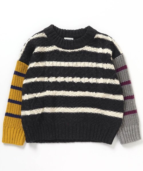 BREEZE(ブリーズ)の「【洗濯機でお洗濯OK】ウォッシャブルニット(ニット/セーター・キッズ・チャコール/ブルー/グリーン/グレー/イエロー/レッド/オフホワイト・80/90/100/110/120/130/140)」の21枚目の写真