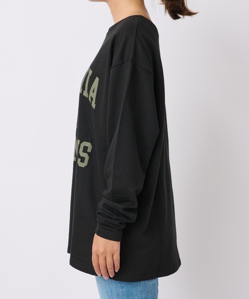 RIVE DROITE(リヴドロワ)の「前後で使えて着回せる!/ロゴ2WAYロンTシャツ(Tシャツ/カットソー・レディース・オフホワイト/ブラック・FREE)」の21枚目の写真