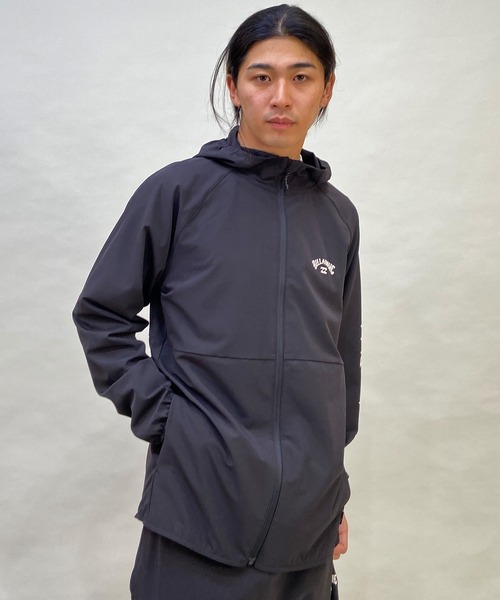 BILLABONG(ビラボン)の「BILLABONG/ビラボン スリーブプリント 撥水 セットアップ対応/トラックジャケット BD011-750(ナイロンジャケット・メンズ・グリーン/ブラック・M/L)」の3枚目の写真