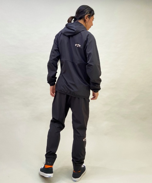 BILLABONG(ビラボン)の「BILLABONG/ビラボン スリーブプリント 撥水 セットアップ対応/トラックジャケット BD011-750(ナイロンジャケット・メンズ・グリーン/ブラック・M/L)」の6枚目の写真