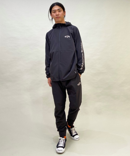 BILLABONG(ビラボン)の「BILLABONG/ビラボン スリーブプリント 撥水 セットアップ対応/トラックジャケット BD011-750(ナイロンジャケット・メンズ・グリーン/ブラック・M/L)」の8枚目の写真