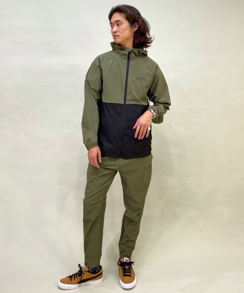 BILLABONG(ビラボン)の「BILLABONG/ビラボン スリーブプリント 撥水 セットアップ対応/トラックジャケット BD011-750(ナイロンジャケット・メンズ・グリーン/ブラック・M/L)」の20枚目の写真