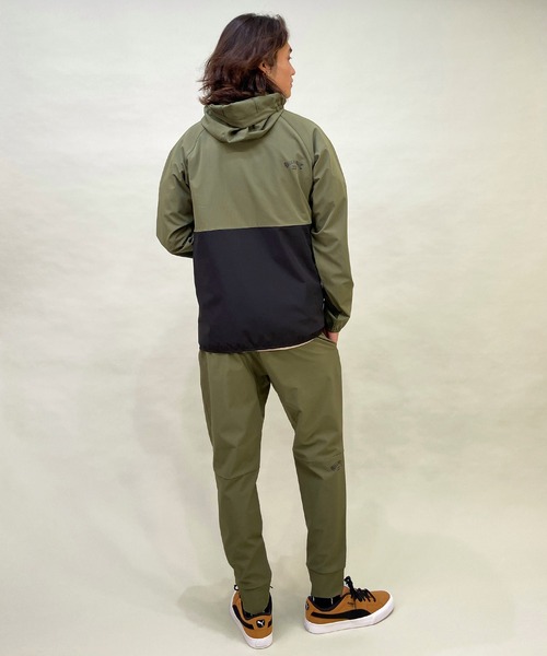 BILLABONG(ビラボン)の「BILLABONG/ビラボン スリーブプリント 撥水 セットアップ対応/トラックジャケット BD011-750(ナイロンジャケット・メンズ・グリーン/ブラック・M/L)」の7枚目の写真