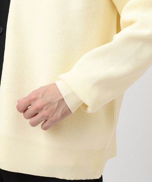 tk.TAKEO KIKUCHI(ティーケータケオキクチ)の「◆スプリングニットカーディガン(ユニセックスアイテム)(カーディガン/ボレロ・メンズ・ブラック/ダークグリーン/ブルー/ワインレッド/ホワイト系5/ブラック系4・01/02/03)」の12枚目の写真