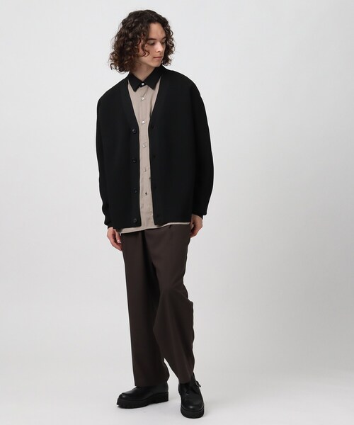 tk.TAKEO KIKUCHI(ティーケータケオキクチ)の「◆スプリングニットカーディガン(ユニセックスアイテム)(カーディガン/ボレロ・メンズ・ブラック/ダークグリーン/ブルー/ワインレッド/ホワイト系5/ブラック系4・01/02/03)」の16枚目の写真