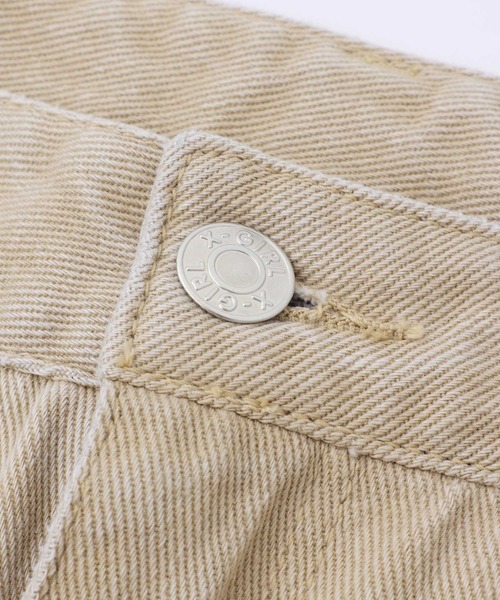 X-girl（エックスガール）の「JERSEY WOVEN MIX PANTS（その他パンツ・レディース・インディゴブルー/ベージュ/ブラック・S/M/XS）」の7枚目の写真