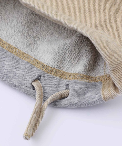 X-girl（エックスガール）の「JERSEY WOVEN MIX PANTS（その他パンツ・レディース・インディゴブルー/ベージュ/ブラック・S/M/XS）」の12枚目の写真