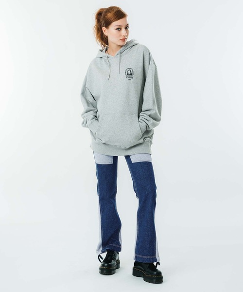 X-girl（エックスガール）の「JERSEY WOVEN MIX PANTS（その他パンツ・レディース・インディゴブルー/ベージュ/ブラック・S/M/XS）」の18枚目の写真