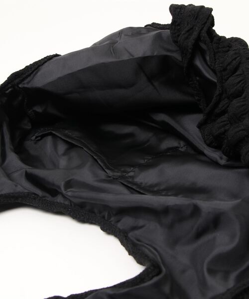 florist(フローリスト)の「【A4収納可】ポップコーンパステルカラーキルティングトートバッグ(トートバッグ・レディース・ホワイト/ライトブルー/ブラック/ピンク/セージグリーン/ライトグリーン/ライトパープル・FREE)」の18枚目の写真